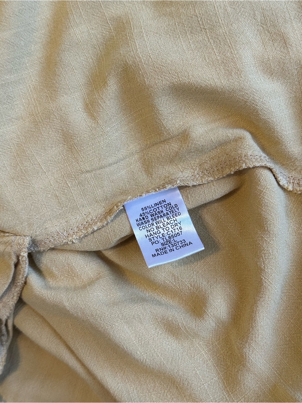 Umgee Mustard High-Low Ruffle Hem Dress - Picture 5 of 5